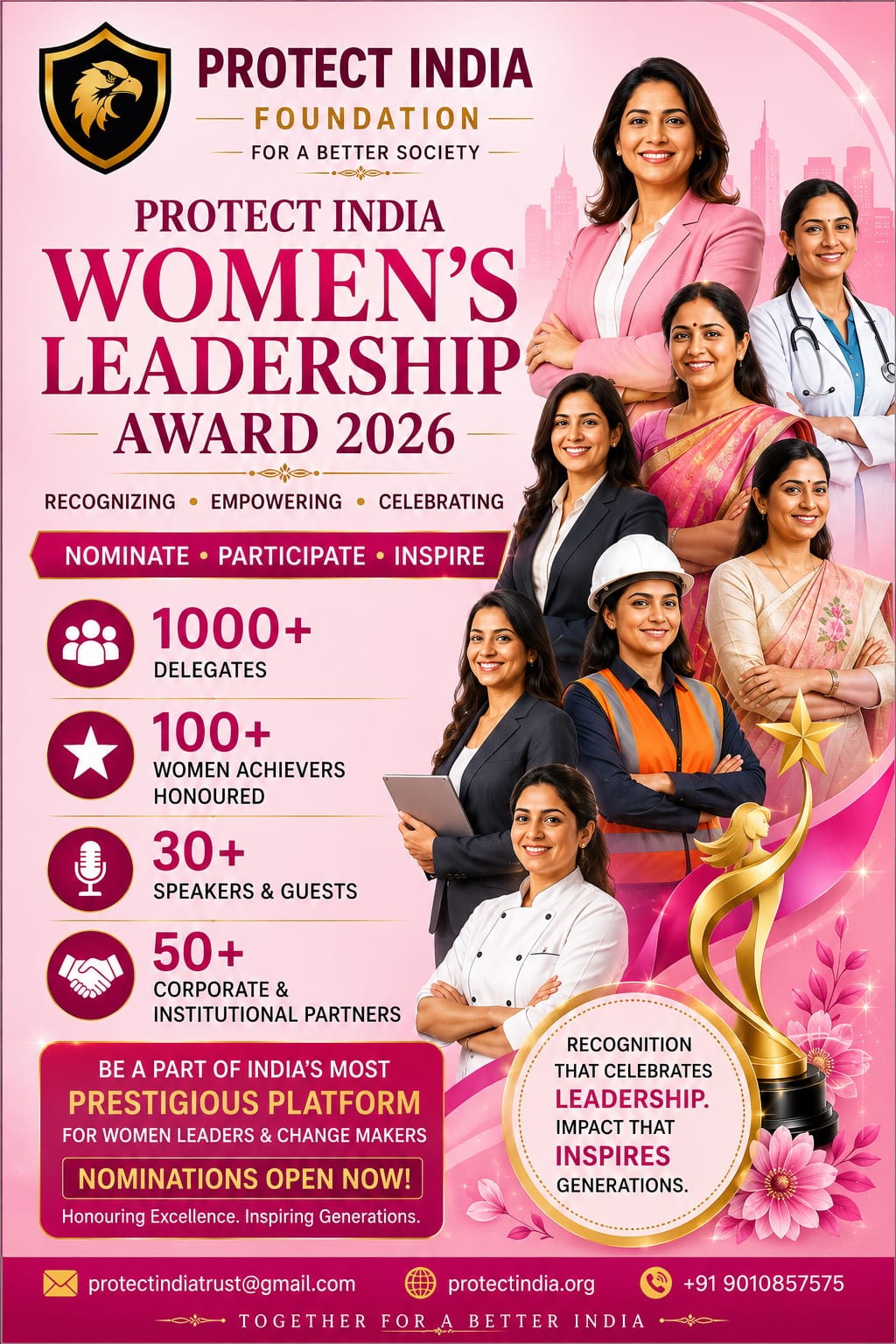 Protect India · Women's Leadership Awards 2026
